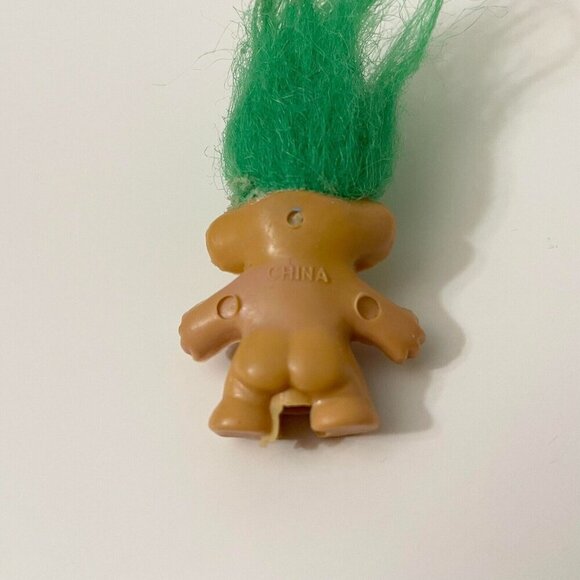 Vintage Mini Troll Doll Pencil Topper 1.25 Inch Collectible Toy - Picture 5 of 16